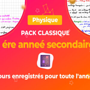 Physique - 1ère année secondaire