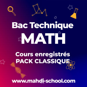 Mathématiques – Bac Technique – PACK CLASSIQUE