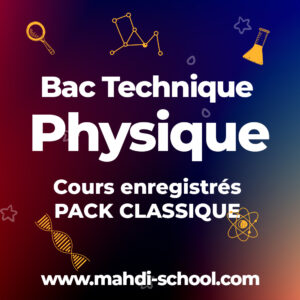 Physique/Chimie – Bac Technique – PACK CLASSIQUE
